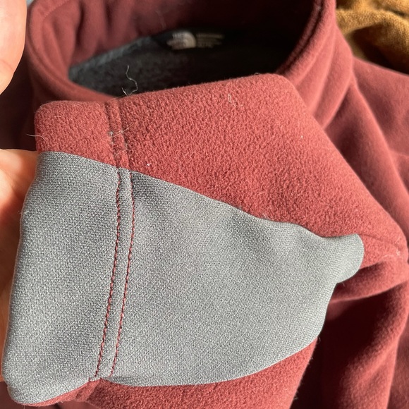 EUC The North Face Chimborazo Fleece Lined Jacket Full Zip Sequoia maroo… - Picture 7 of 13